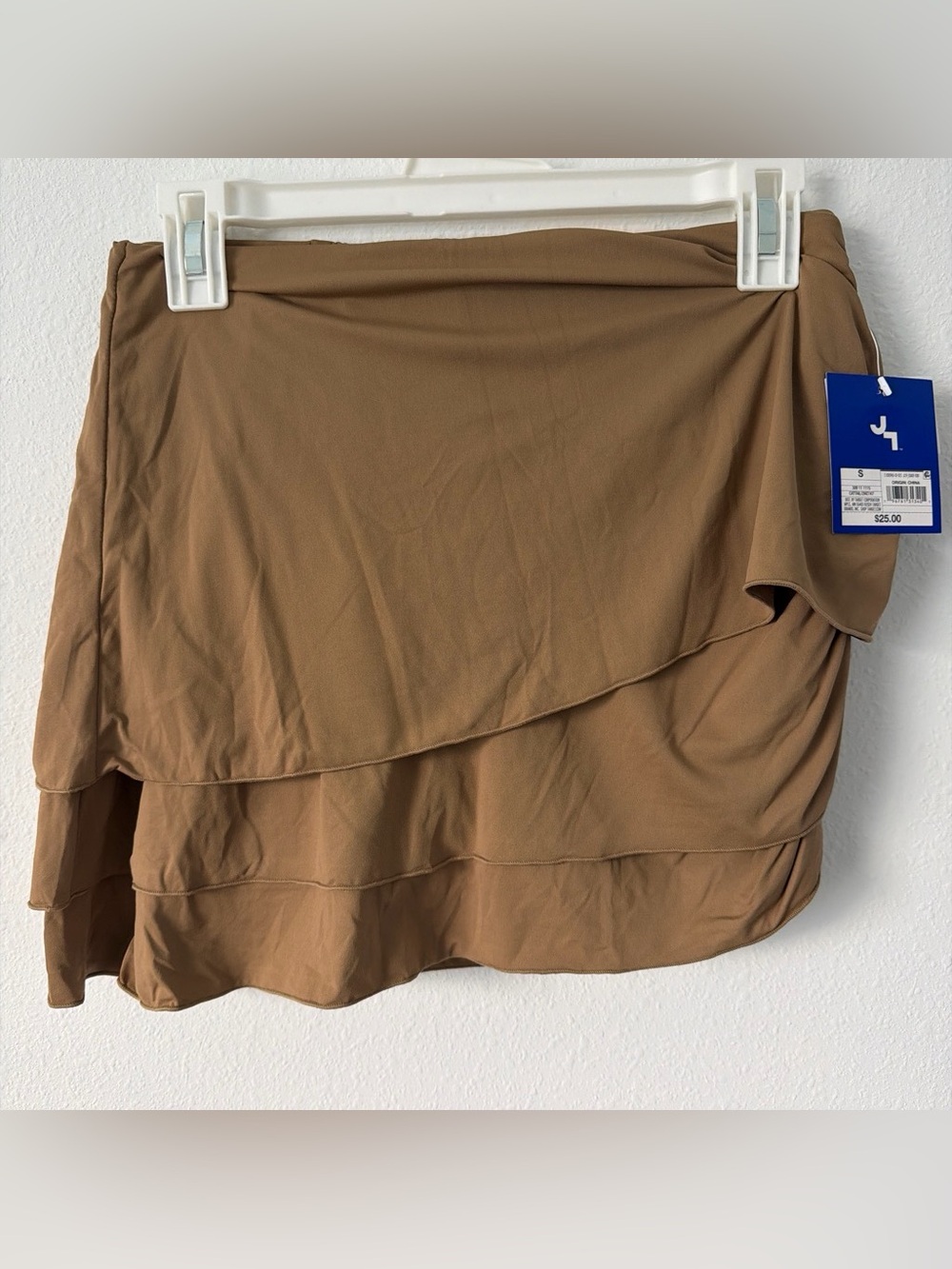 JoyLab Brown Layered Tennis Skort